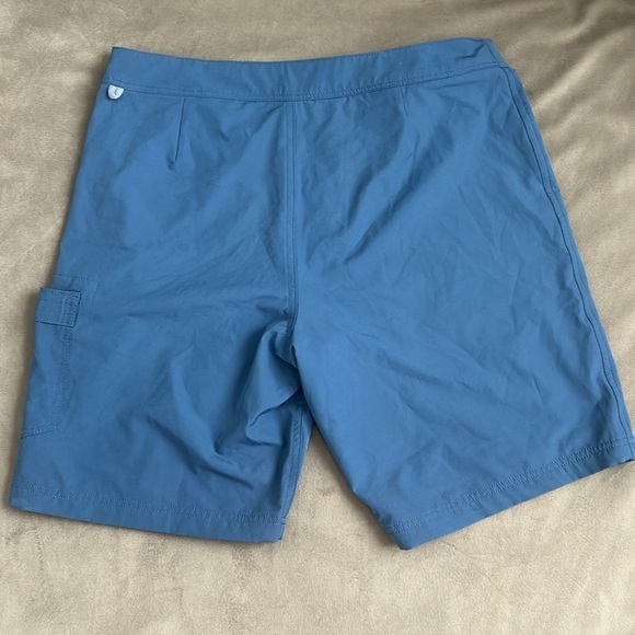 J. Crew Factory Blue Flex Board Shorts, Size 32 - Picture 7 of 11